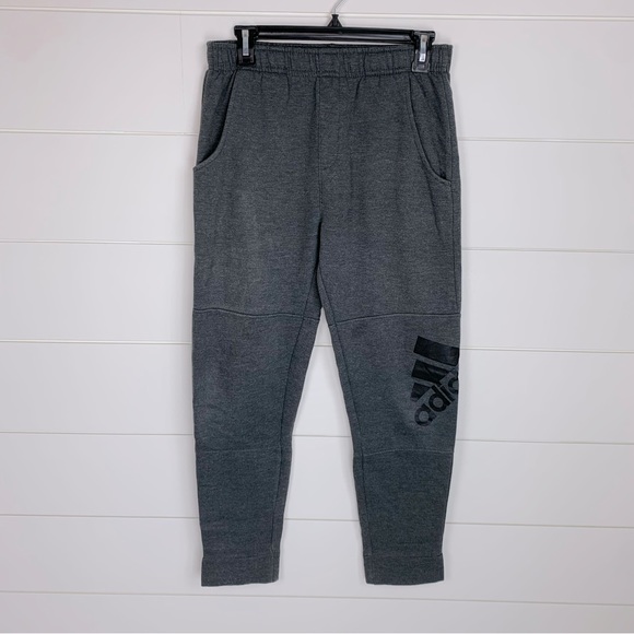 adidas Bottoms Adidas Youth Gray Logo Joggers Size 416 Poshmark